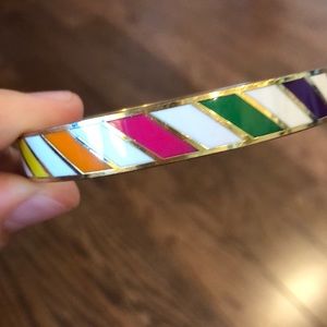 Kate Spade rainbow idiom bangle